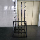 Metal Double Sides Roller 80 Arm Industrial Display Stands For Vinyl Roll
