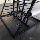 Metal Double Sides Roller 80 Arm Industrial Display Stands For Vinyl Roll