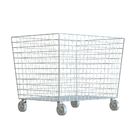 Metal Bin Chrome Color Welded Hotel Display Stand Cart Type