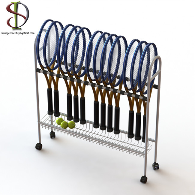 Tennis Paddles Stand Sport Equipment Shop